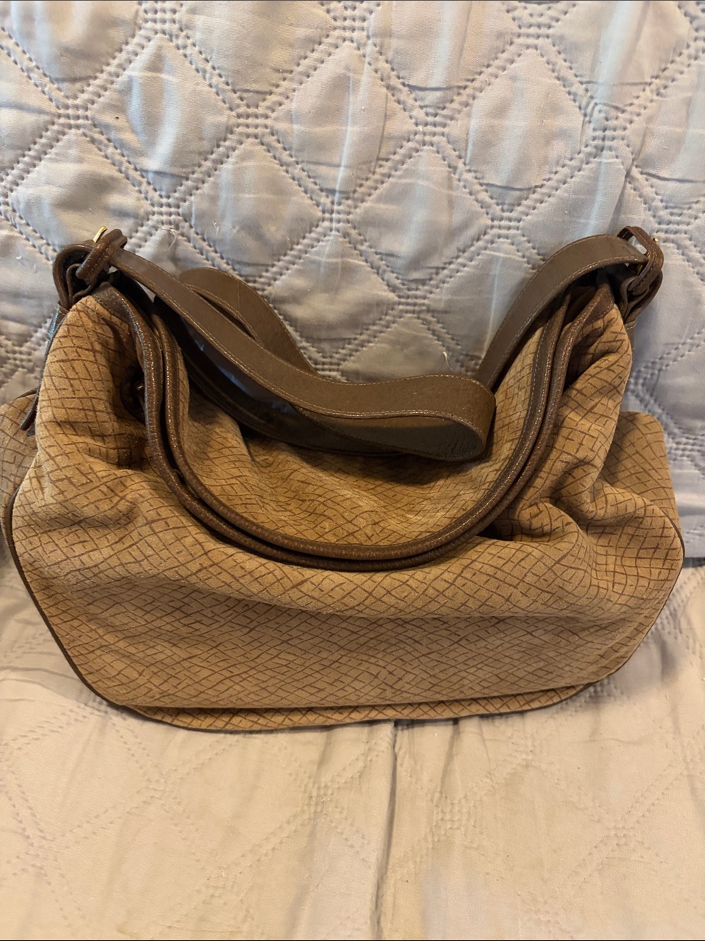 Soft Slouch Shoulder Bag in Tan